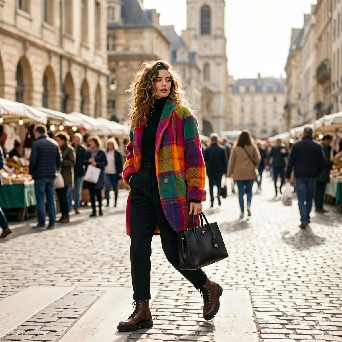 Solene-Mae Check Jacket
