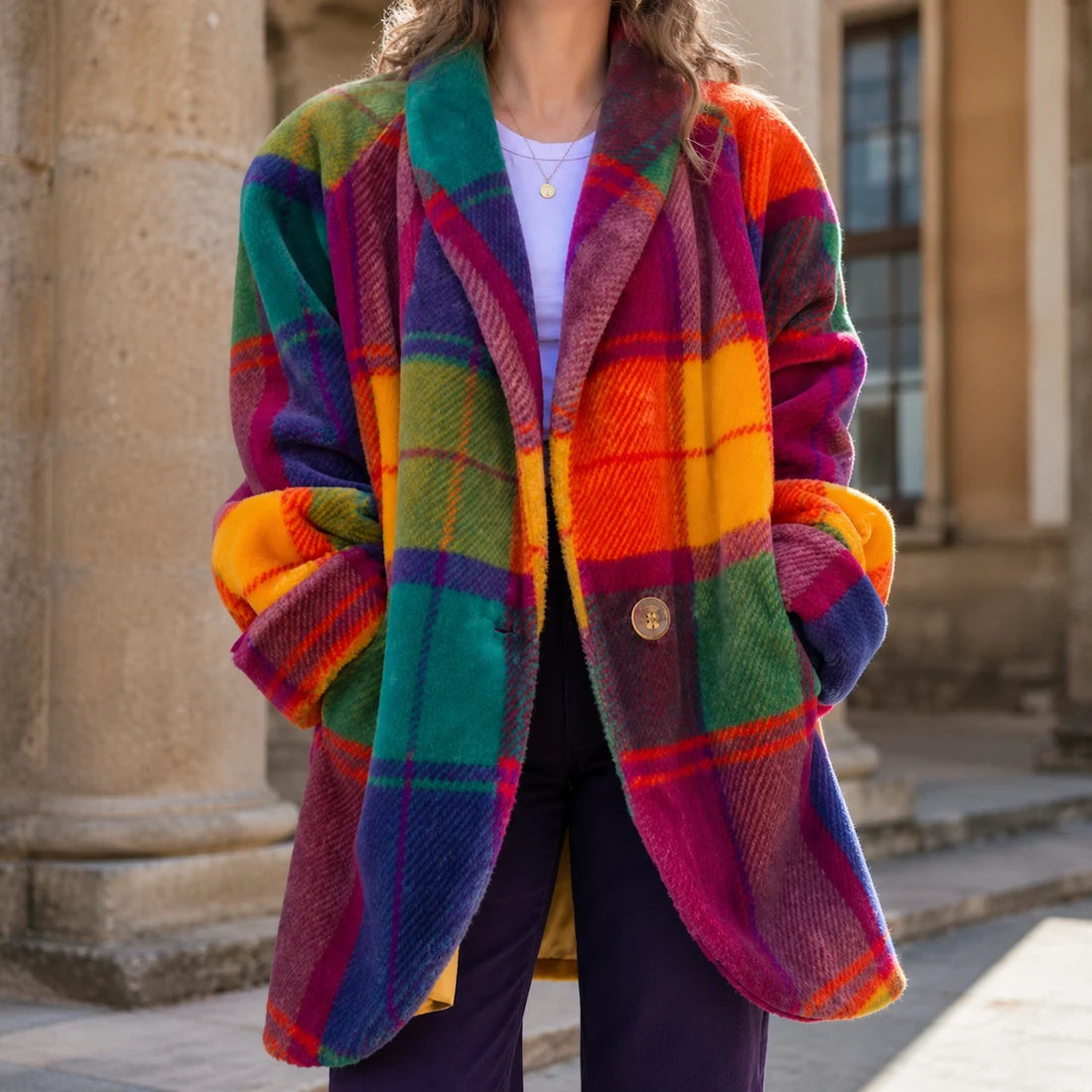 Solene-Mae Check Jacket