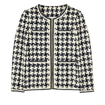 Vintage Houndstooth Casual Jacket